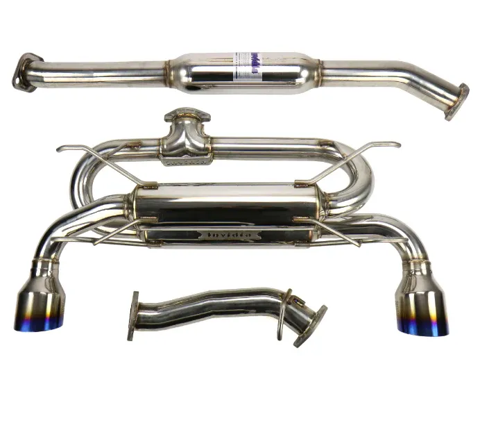Invidia R400 Gemini Catback Exhaust with Titanium Tip for 2012-2020 Subaru BRZ & Toyota 86 & FRS FR-S Invidia HS12SST7GM1ST
