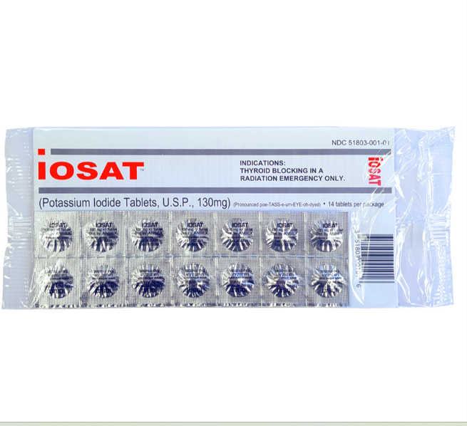 6 Packs - Potassium Iodide Radiation Blocking - 84 Tablets