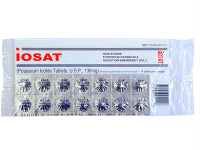 6 Packs - Potassium Iodide Radiation Blocking - 84 Tablets