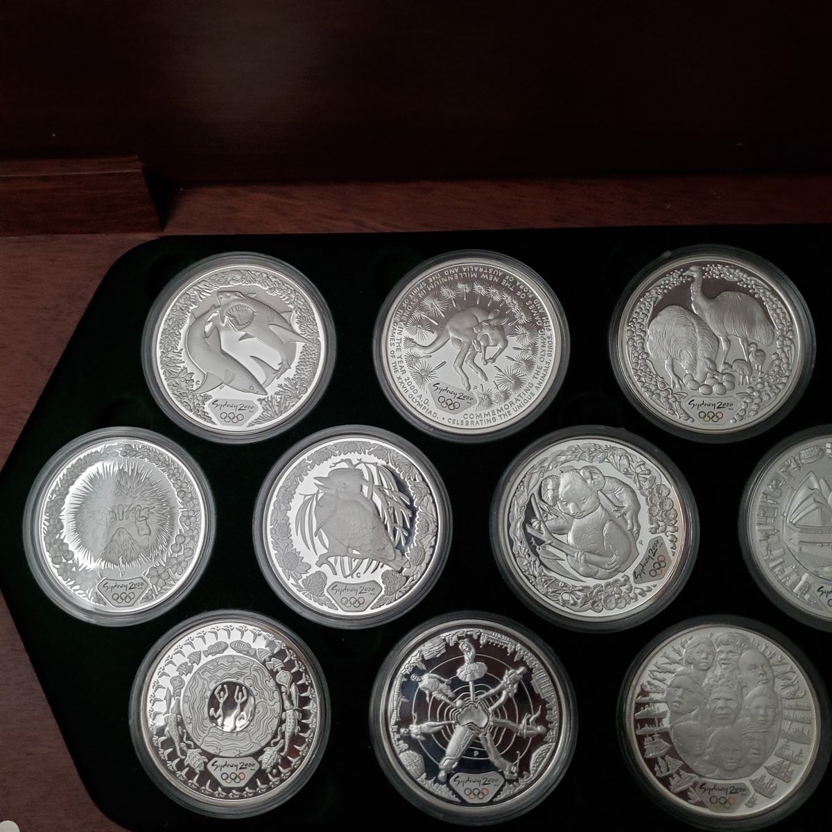 2000 Sydney Olympic Silver coin set