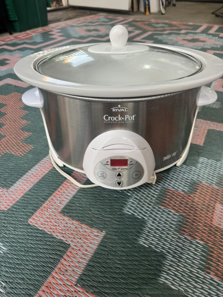 Rival 6 Quart Crock Pot Smart Pot Slow Cooker