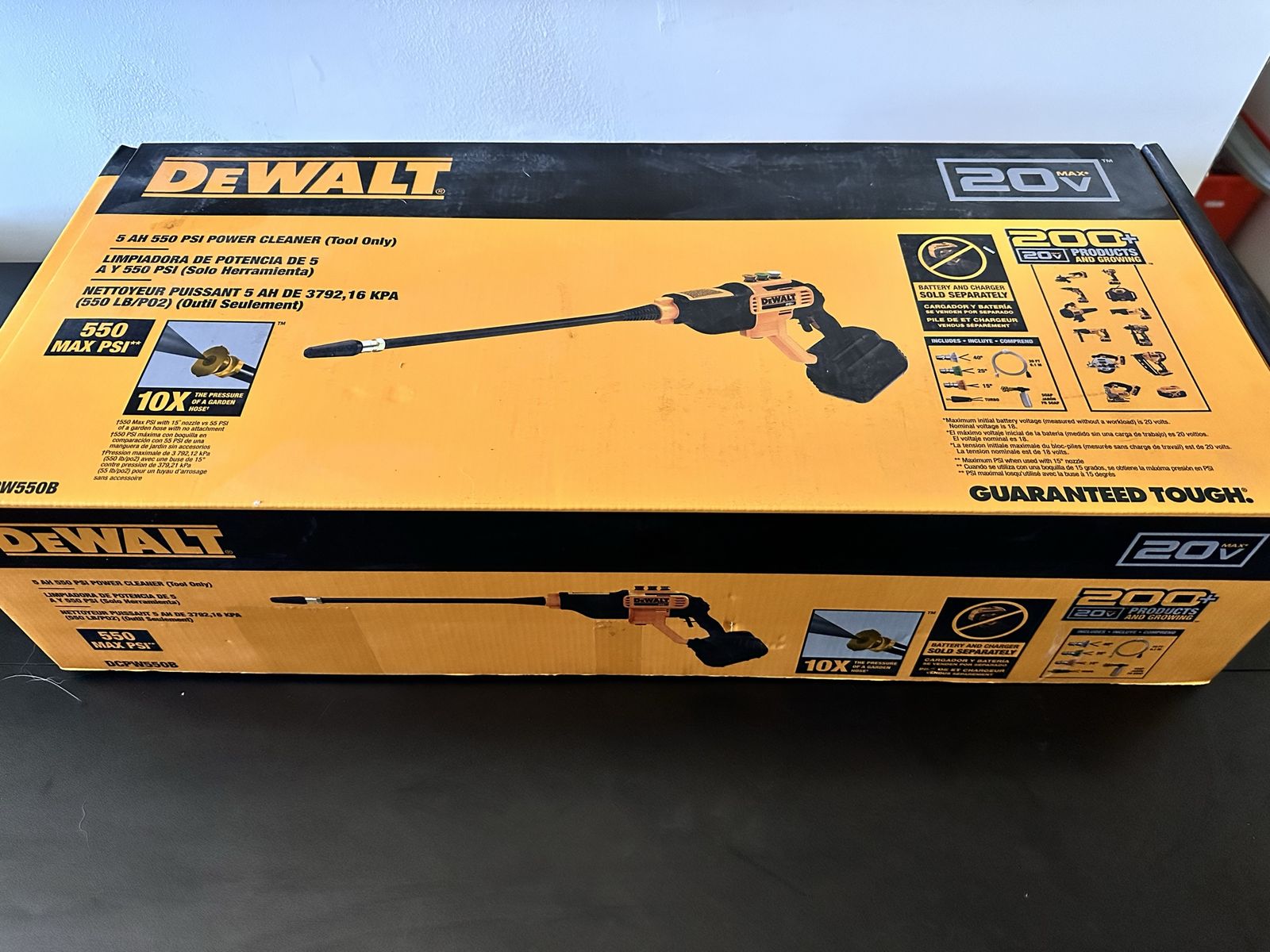 Brand new Dewalt Pressure Washer DCPW550