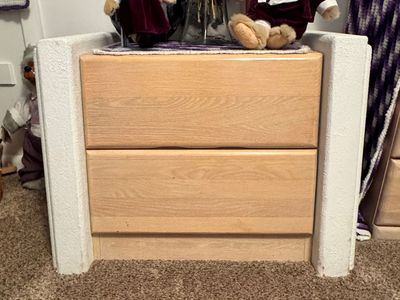 TWO (2) BEDROOM NIGHT STANDS TABLES 30" W x 21 1/2" T