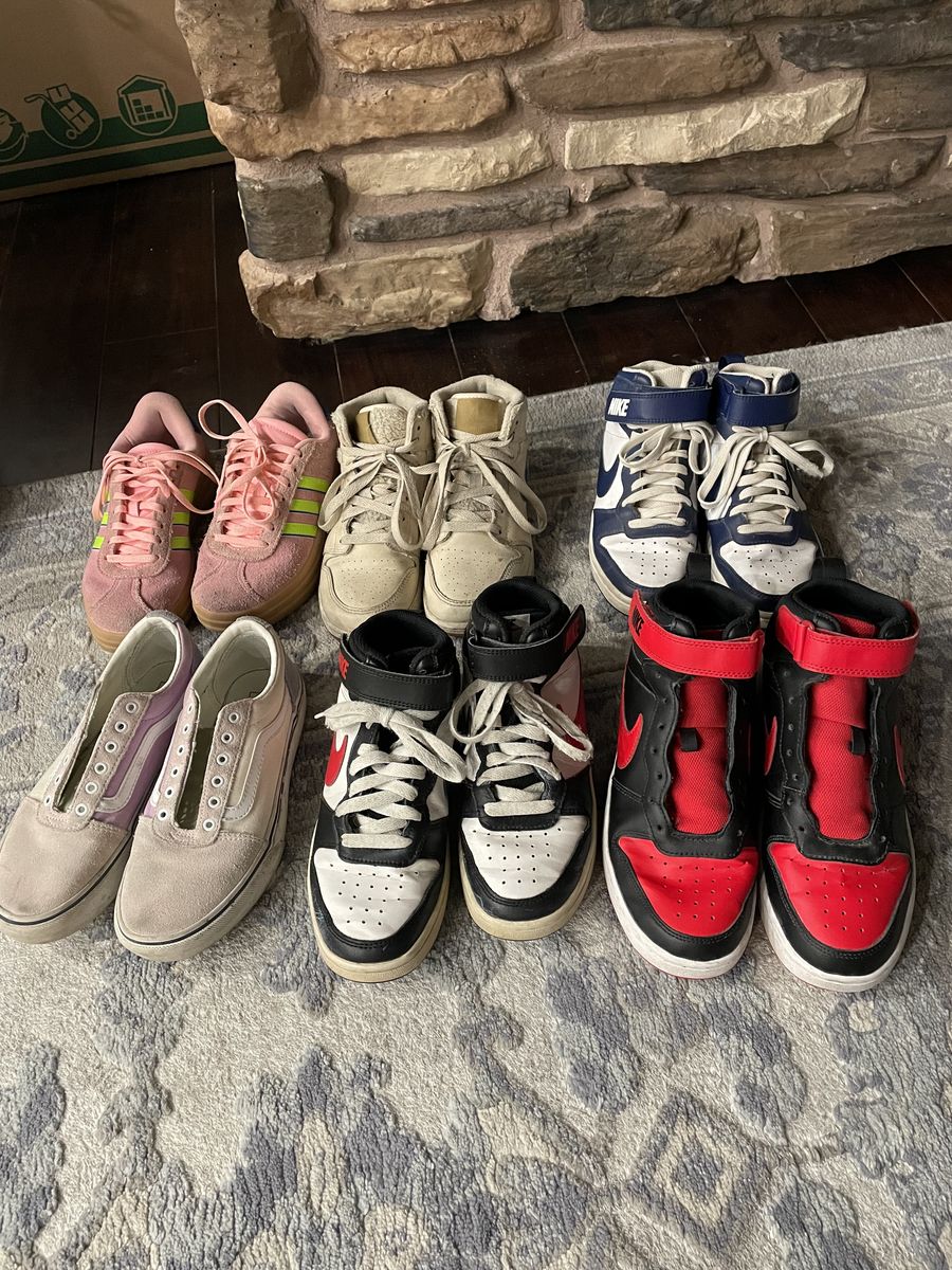 Youth Nikes, Adidas, Vans