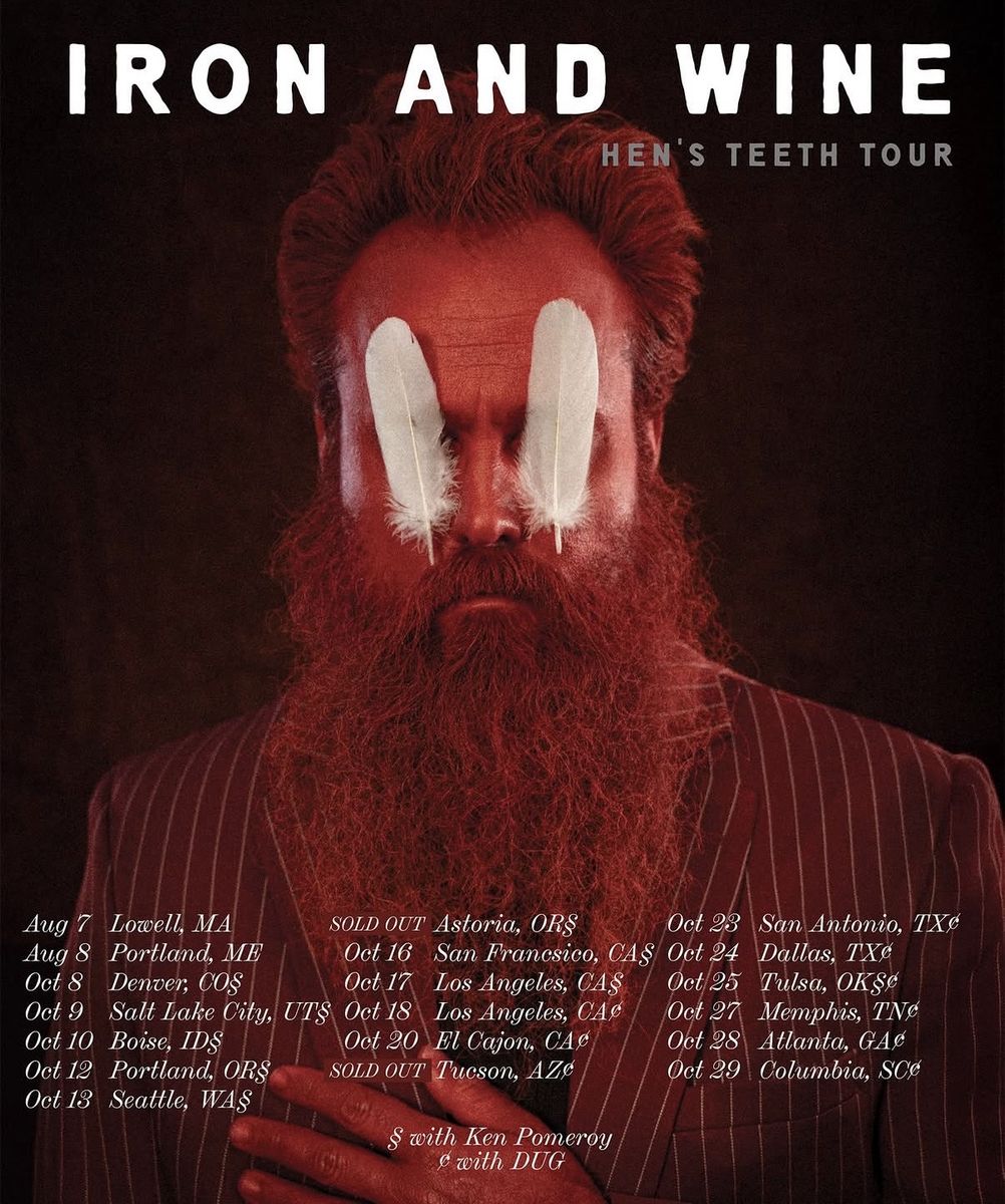 Iron and Wine Tour Concert. Oct 9th