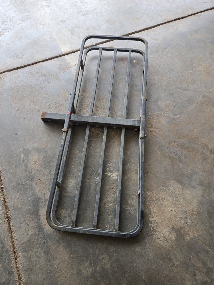 Hitch-Mount Cargo Carrier 24" x 56" - Weathered Steel