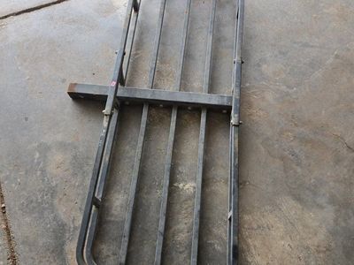 Hitch-Mount Cargo Carrier 24" x 56" - Weathered Steel