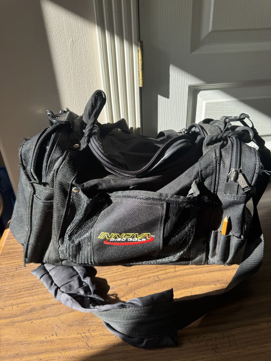 Large Disc Gold Bag