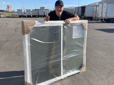 JELD-WEN Sliding Window w/ Screen 60”x48” VSH-7085V (New)