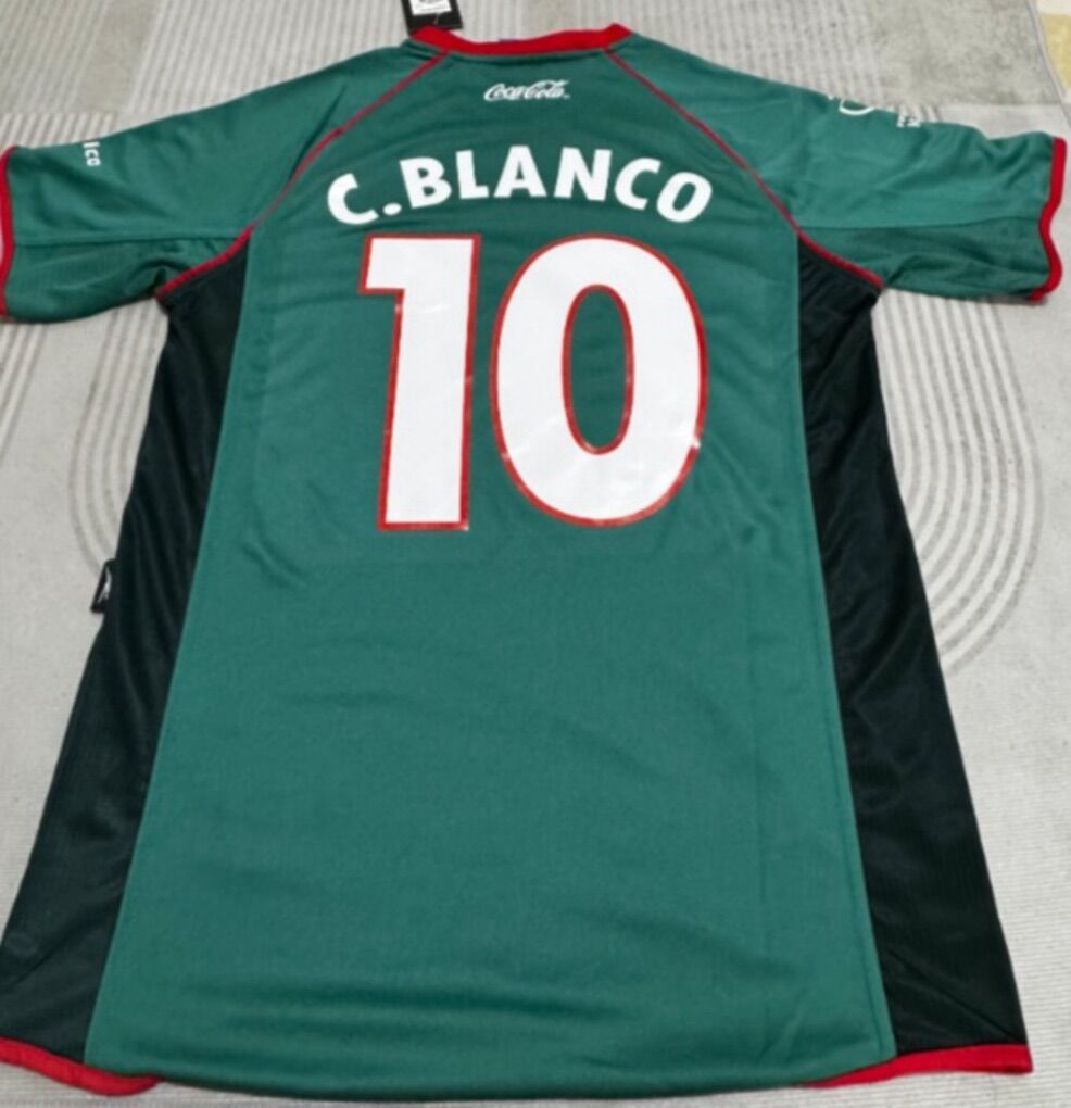 Blanco #10 | L | Mexico 2002 Home Jersey