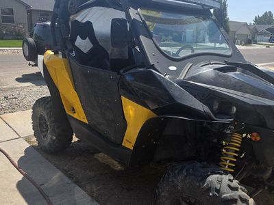 Can-Am Maverick Side-by-Side UTV, Yellow/Black, Fox Shocks, Sport Mode, Low Mileage