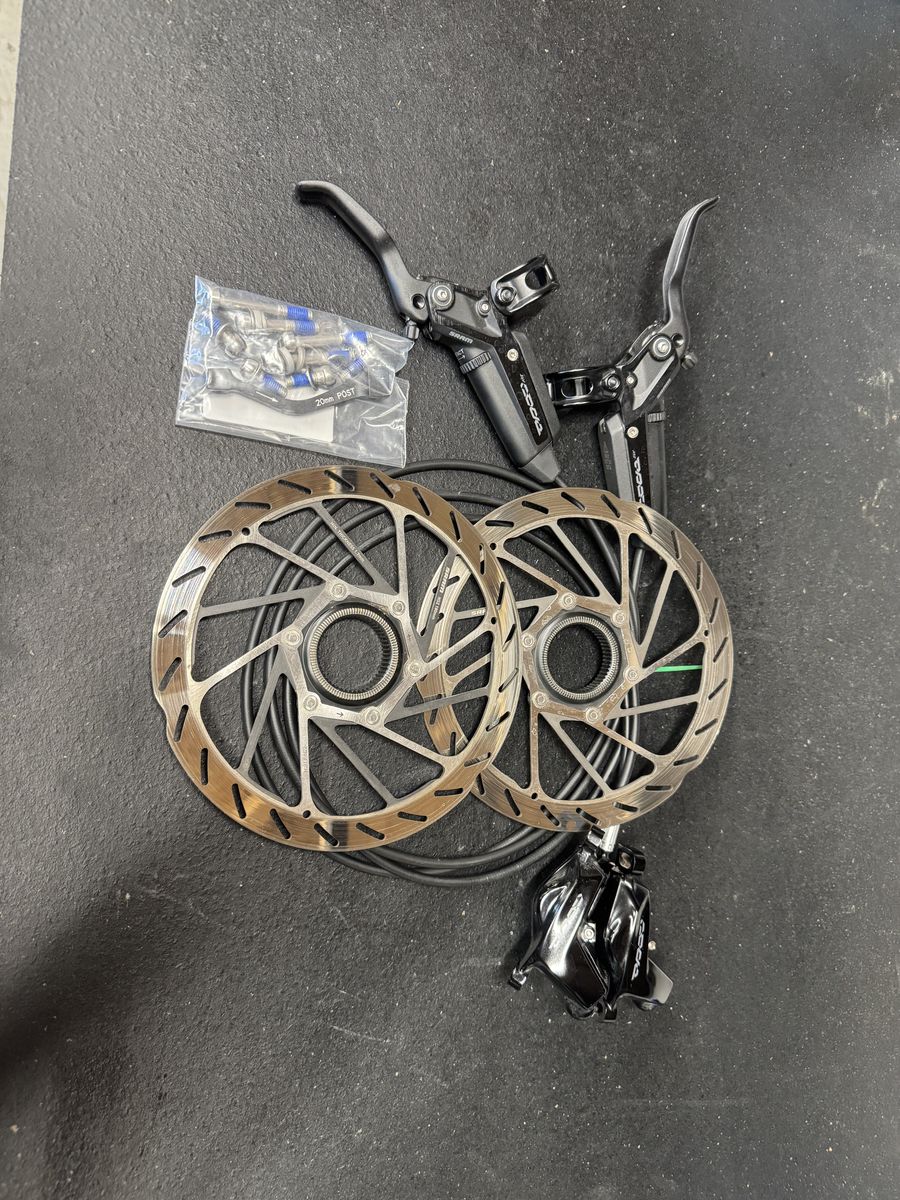 CODE SLV 4 Piston Full Brake Set.