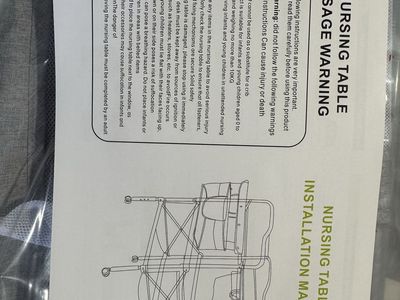 Portable baby changing station and organizer