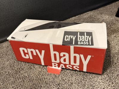 Dunlop Cry Baby Bass Wah Pedal with Original Box