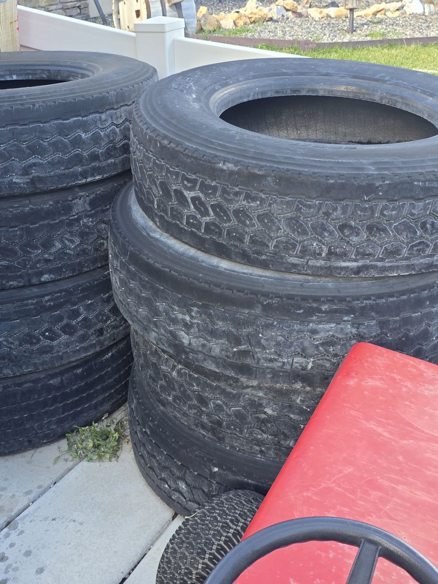 Used semi tires