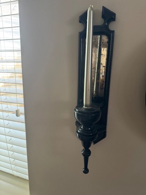 decorative wall candle sconces with mirrors,