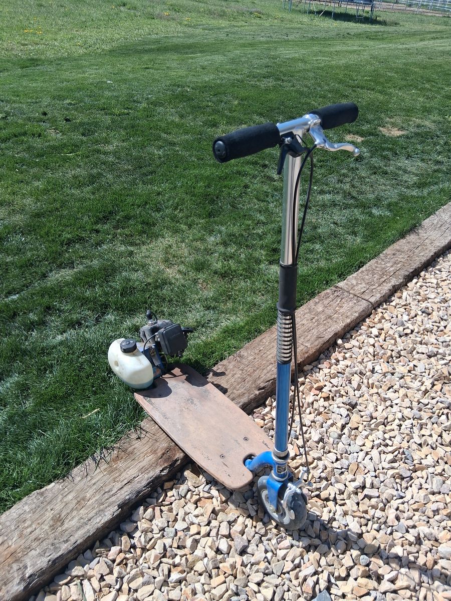 Gas powered scooter go ped