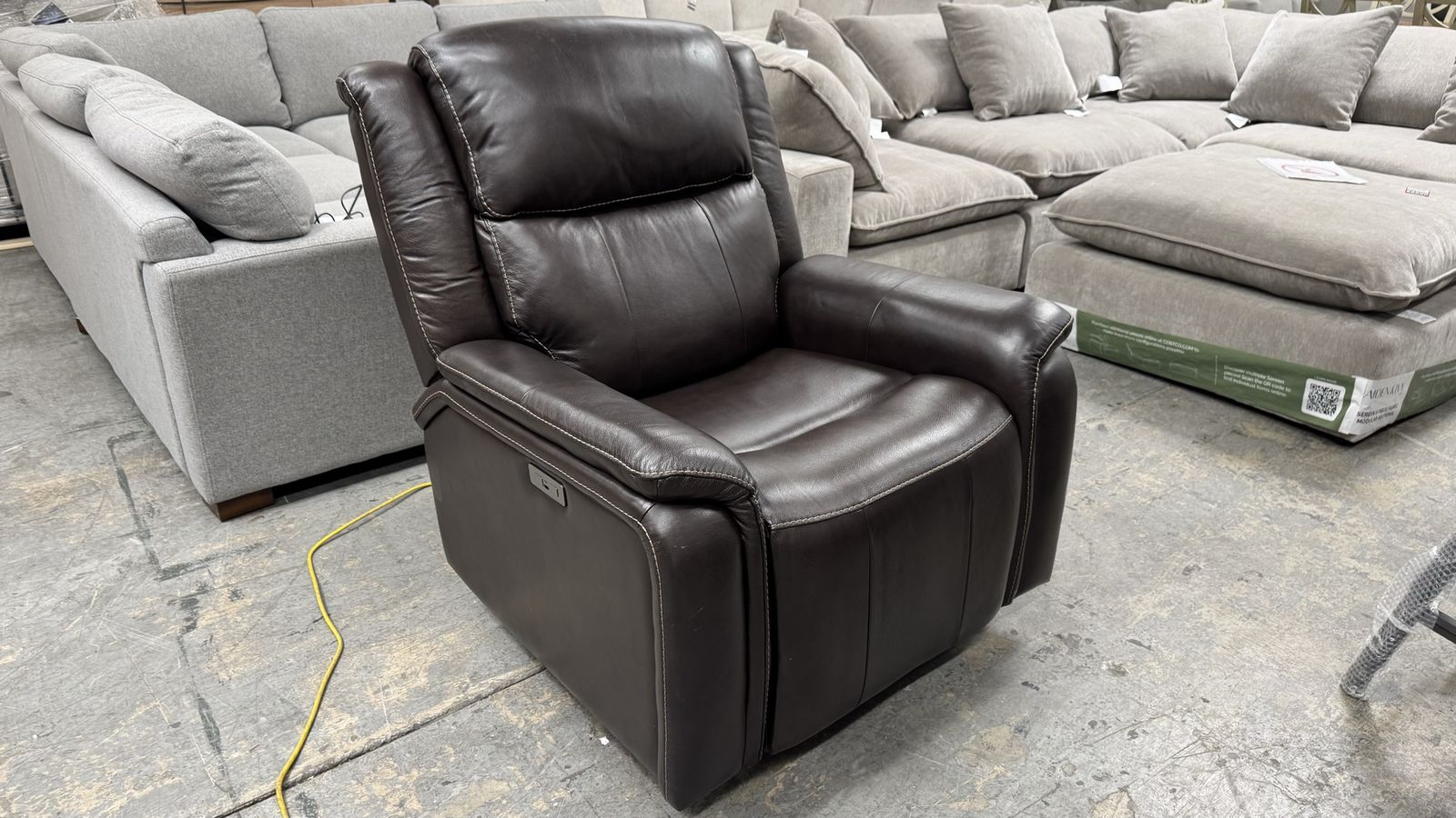 Chair Recliner Electric Rocker Leathet