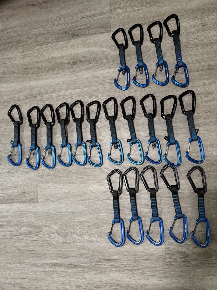 20 Black Diamond HotForge Hybrid Quickdraws