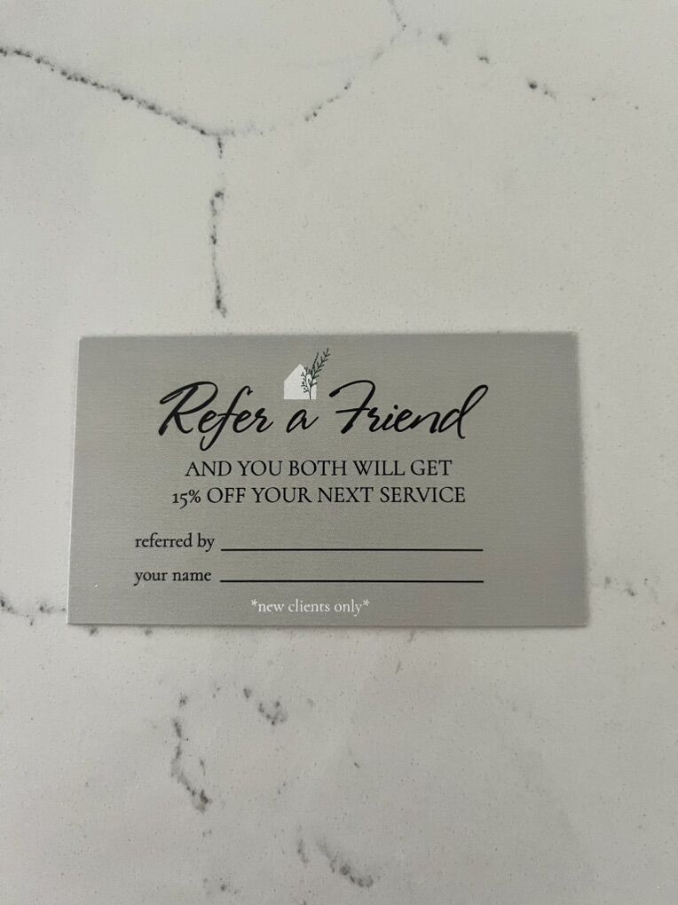 Business Cards - Refer a Friend