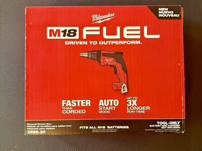 NEW Milwaukee M18 FUEL Drywall Screw Gun