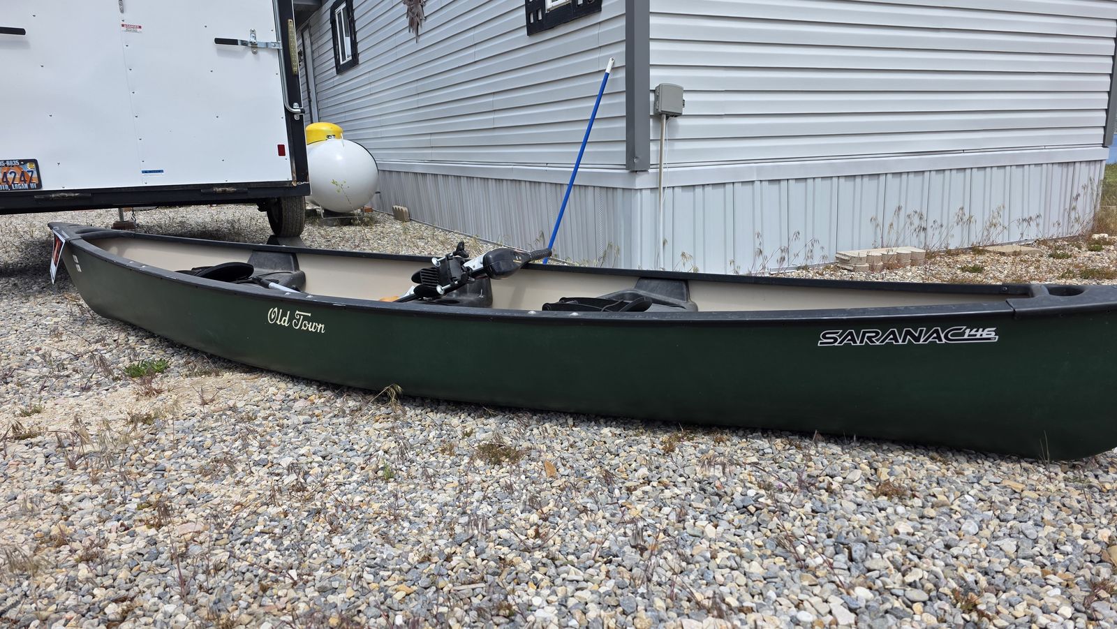 Old Town Saranac 146 Canoe w/ Motor
