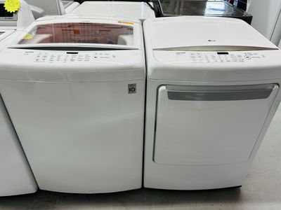 Lg Hydro Shield Electric Top Load Set