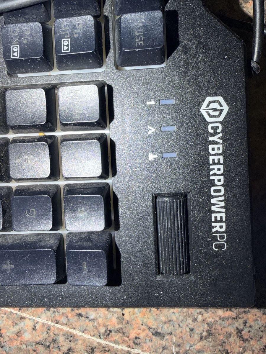 CyberPowerPC NOHI 01 KB-161-306 LED Multimedia Wired USB Gaming Keyboard