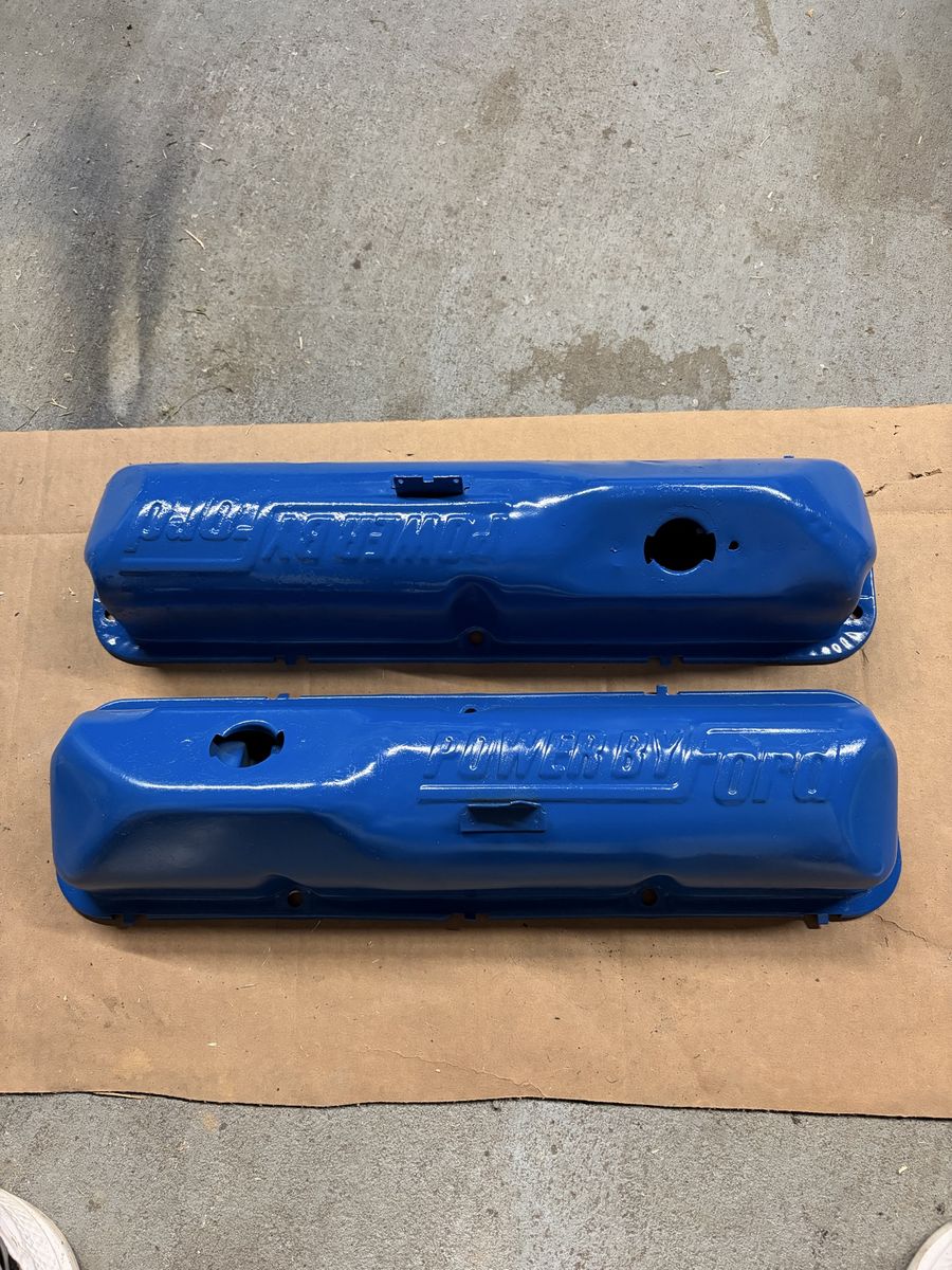 Ford Mustang Torino Truck Valve Covers 352 390 428 FE 67 68 69 70 OEM