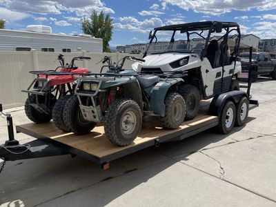 Flat bed trailer