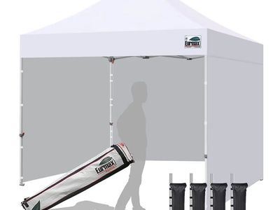 Eurmax New 10x10 Pop Up Canopy Tent Commercial Tent with walls