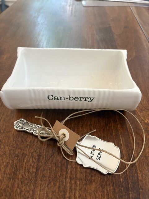 Cranberry Dish Serving Set