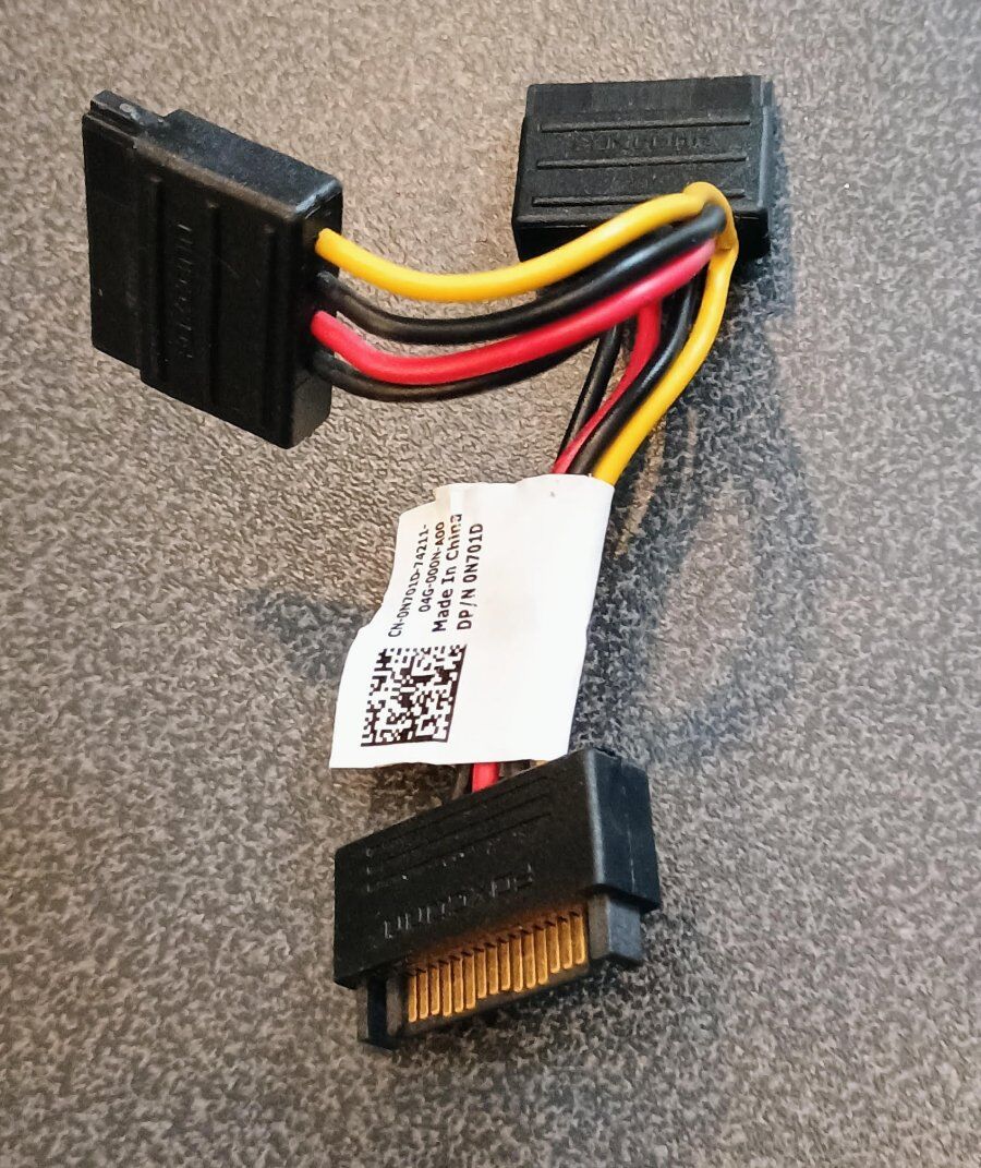 SSD Hard Drive Power Cable Splitter Extension, Computer, Desktop, Storage, Power Supply, Hardware,