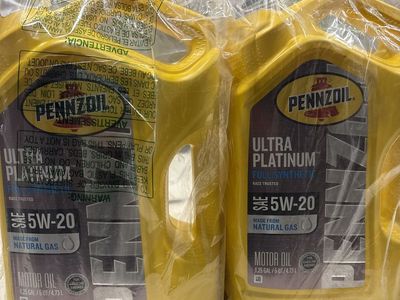 Pennzoil Ultra platinum full synthetic sae 5w-20