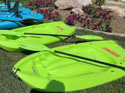 Lifetime Youth Kayaks with paddles for Sale