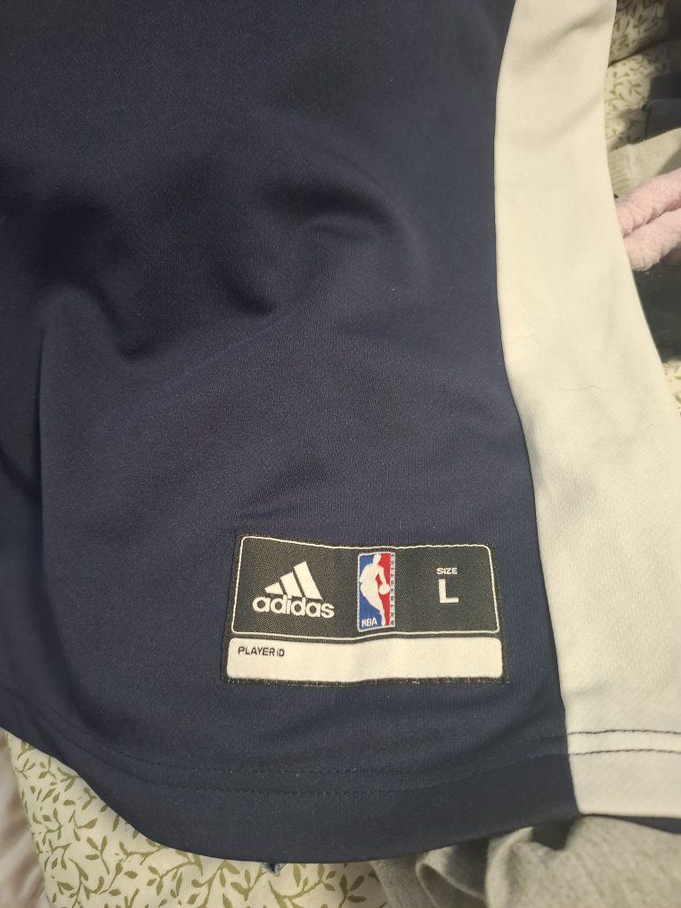 Adidas NBA Utah Jazz Deron Williams #8 Jersey Men's Size L Basketball Blue White Yellow