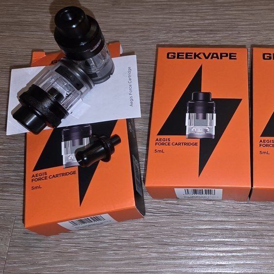 Aegis Force Cartridge 5ml - 8 pcs - No Coils