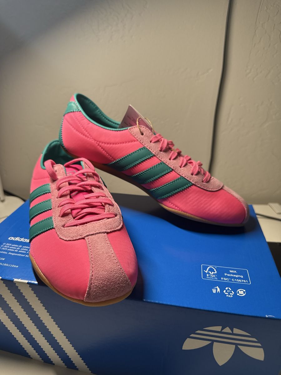 Adidas Tokyo W Pink Green Sneakers Women's Size 8 IH3998 New