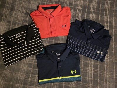 4 Under Armour Men's XL Polos