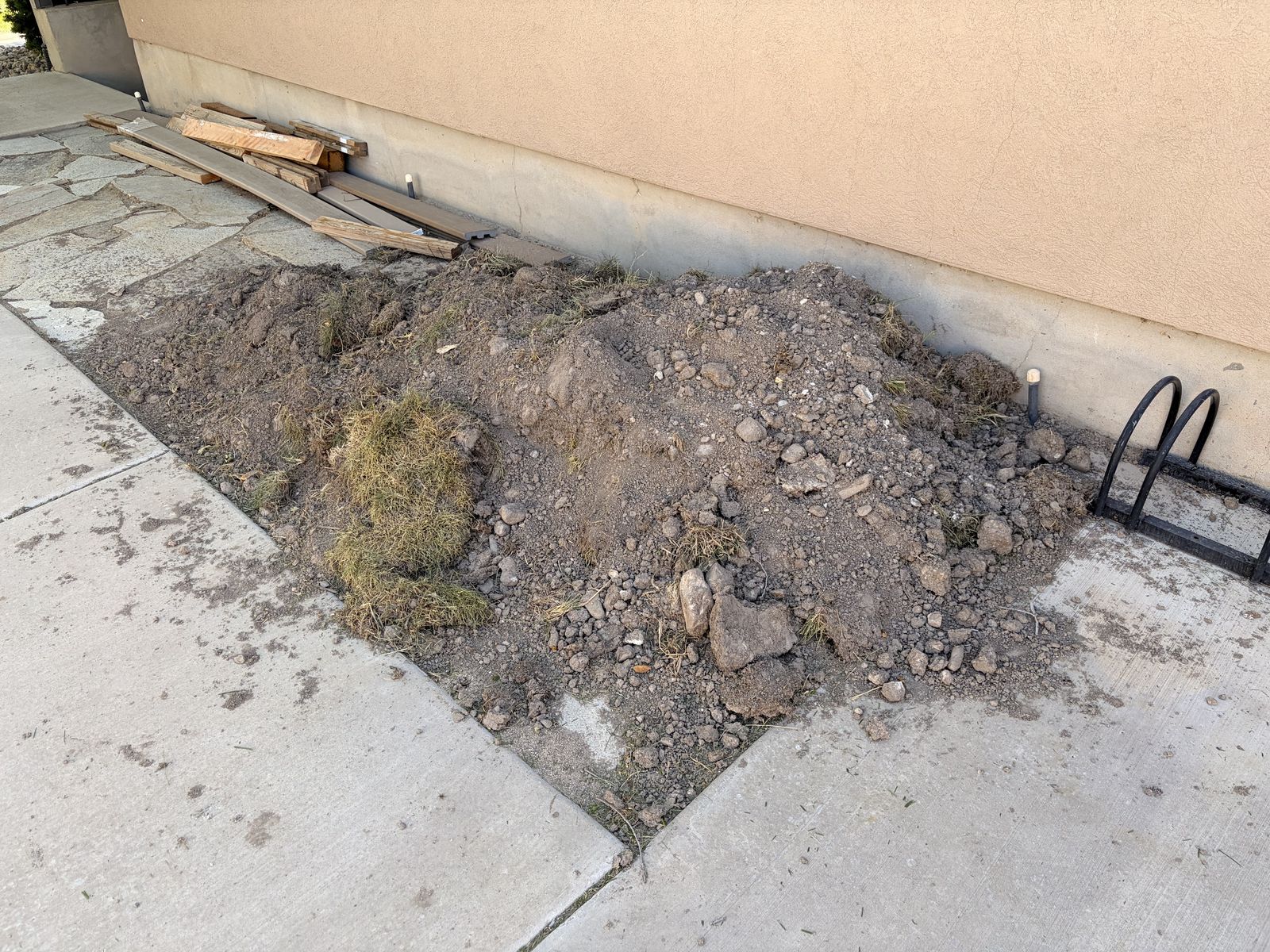 Free Dirt, Top Soil, Fill with sod mixed in.