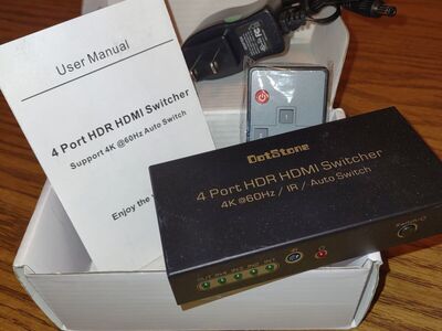 HDMI SWITCH BOX, NEW,