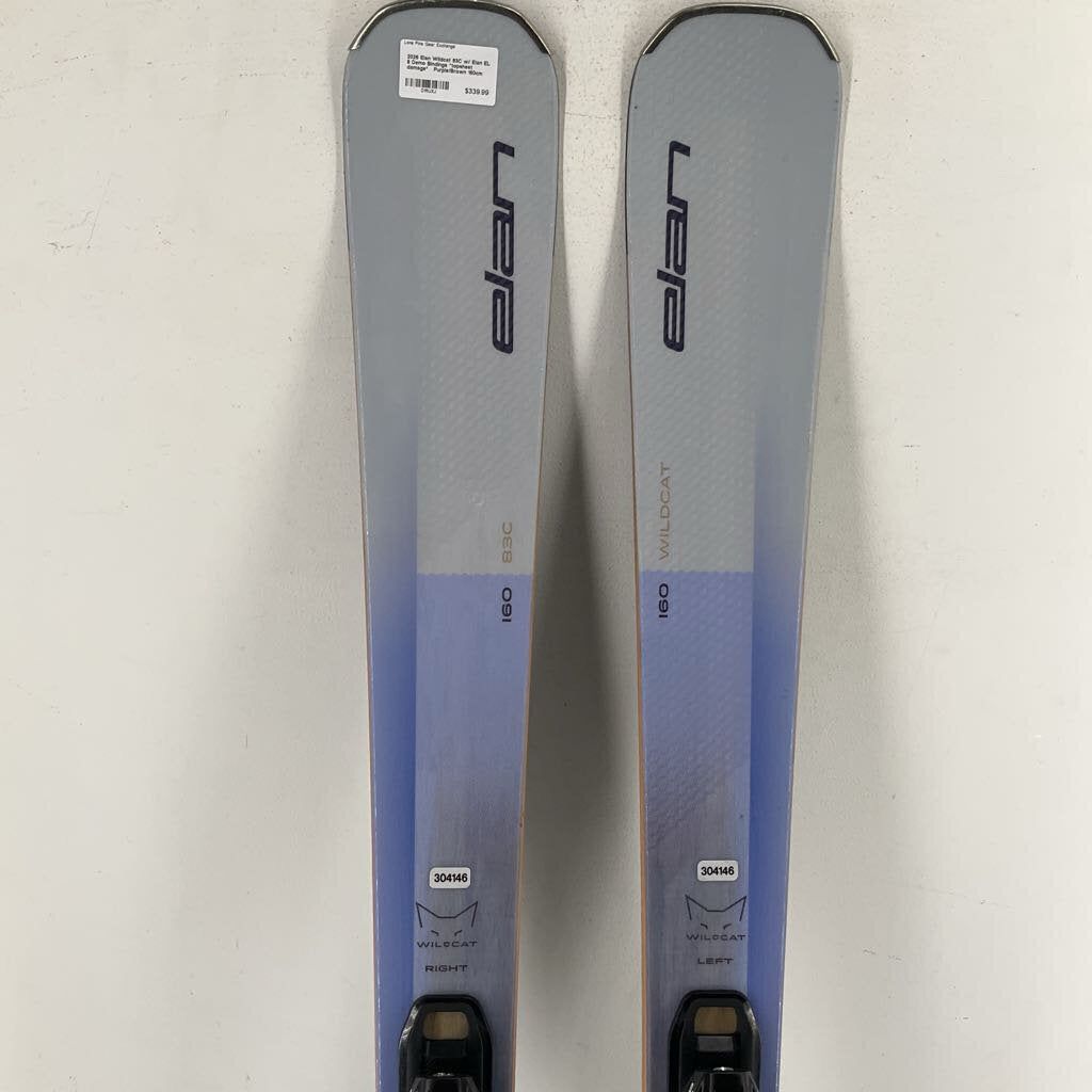 2026 Elan Wildcat 83C w/ Elan EL 9 Demo Bindings *topsheet damage*