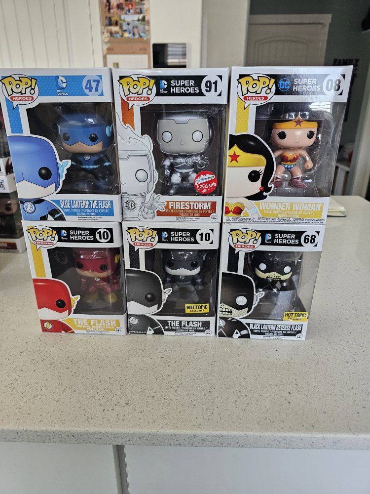 DC funko pops