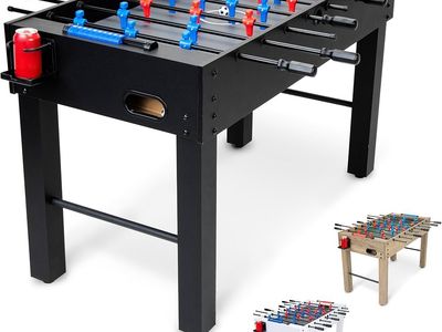 GoSports 48 Inch Foosball Table for Home, Office or Game Room – Choose Color