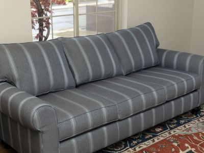 Striped couch