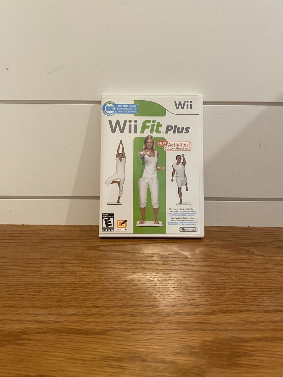 Nintendo Wii Fit Plus Game & Manual - Tested Working - Does NOT Include Balance Board