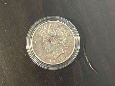 1925 silver dollar coin peace rare!!