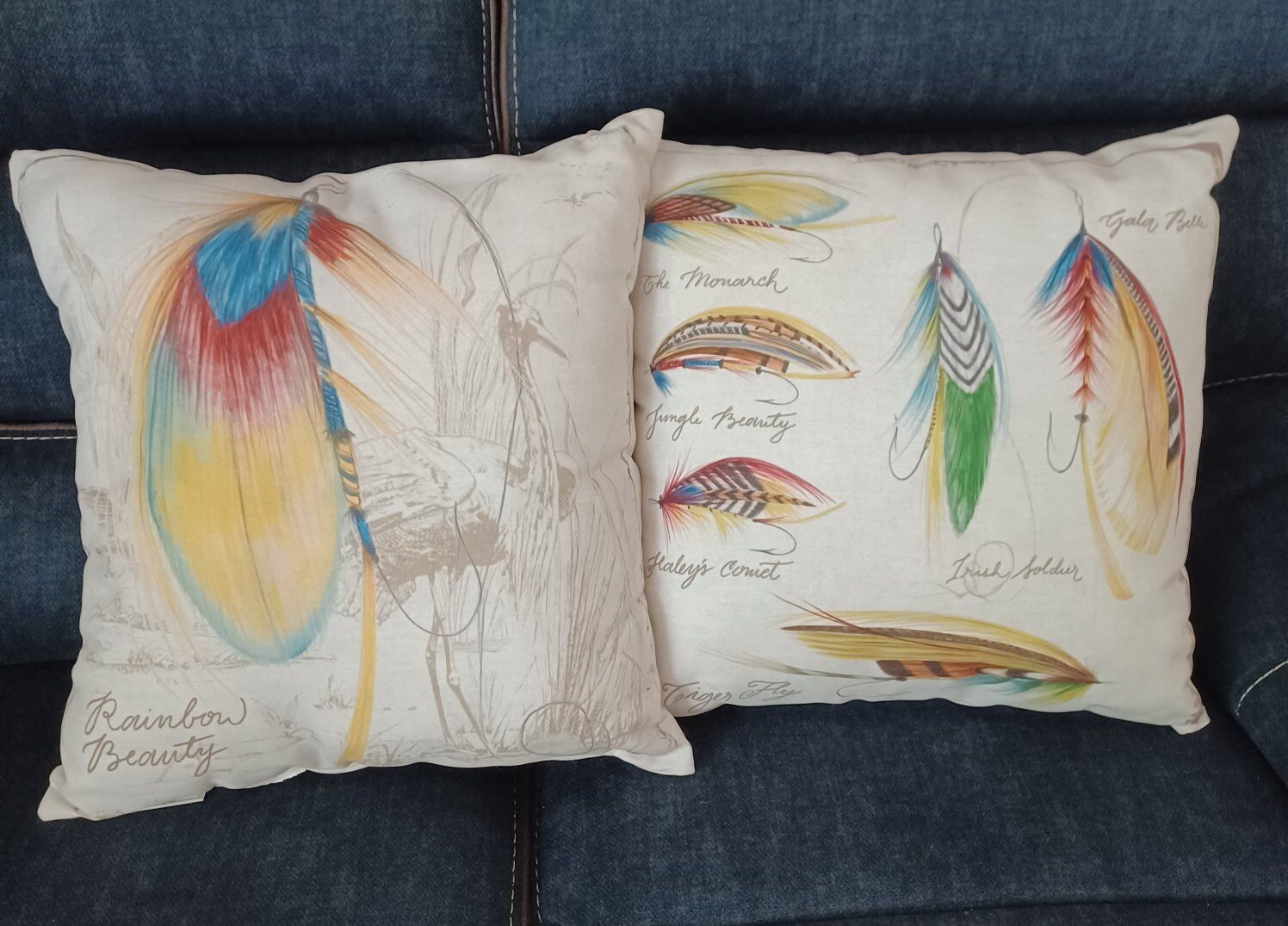 Fly Fishing Pillow set