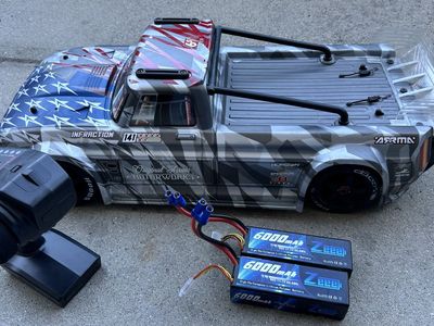 Arrma Infraction 6S 1/7 On Road Basher With Lipos