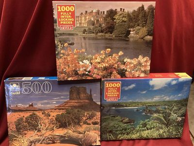 Vintage Puzzles New In Box 10 Dollars Each